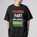 Men's Funny "Fart Now Loading" Graphic T-Shirt - 100% Cotton Comfortable Crew Neck, Durable Streetwear Tee